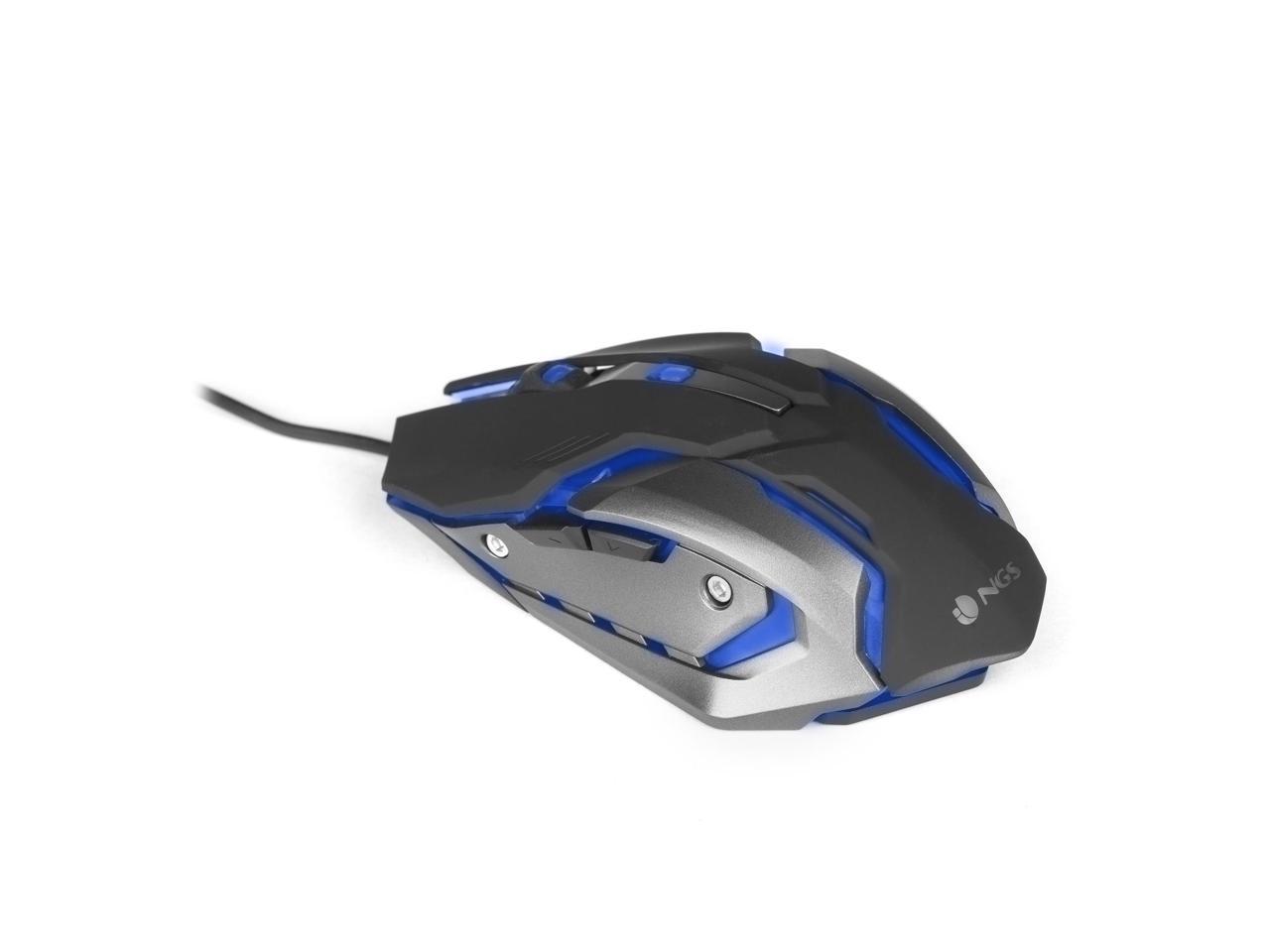 NGS GMX-100 Gaming Mouse, 6 Buttons, 7 Colours LED