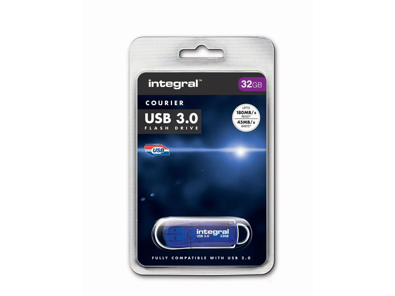 32GB Integral Courier USB3.0 Flash Drive (140MB/sec)