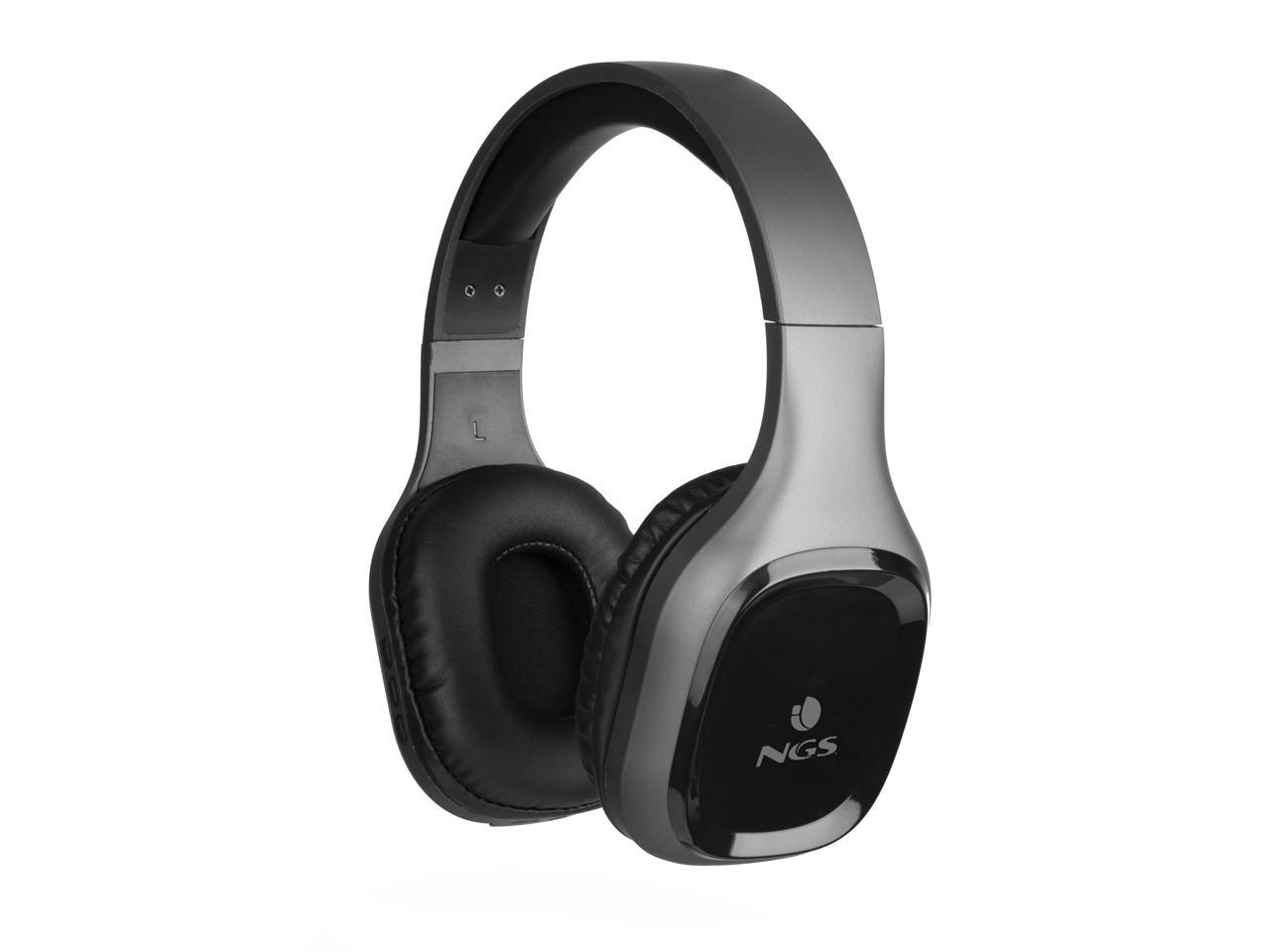 NGS Artica Sloth Wireless BT Headphones, Gray