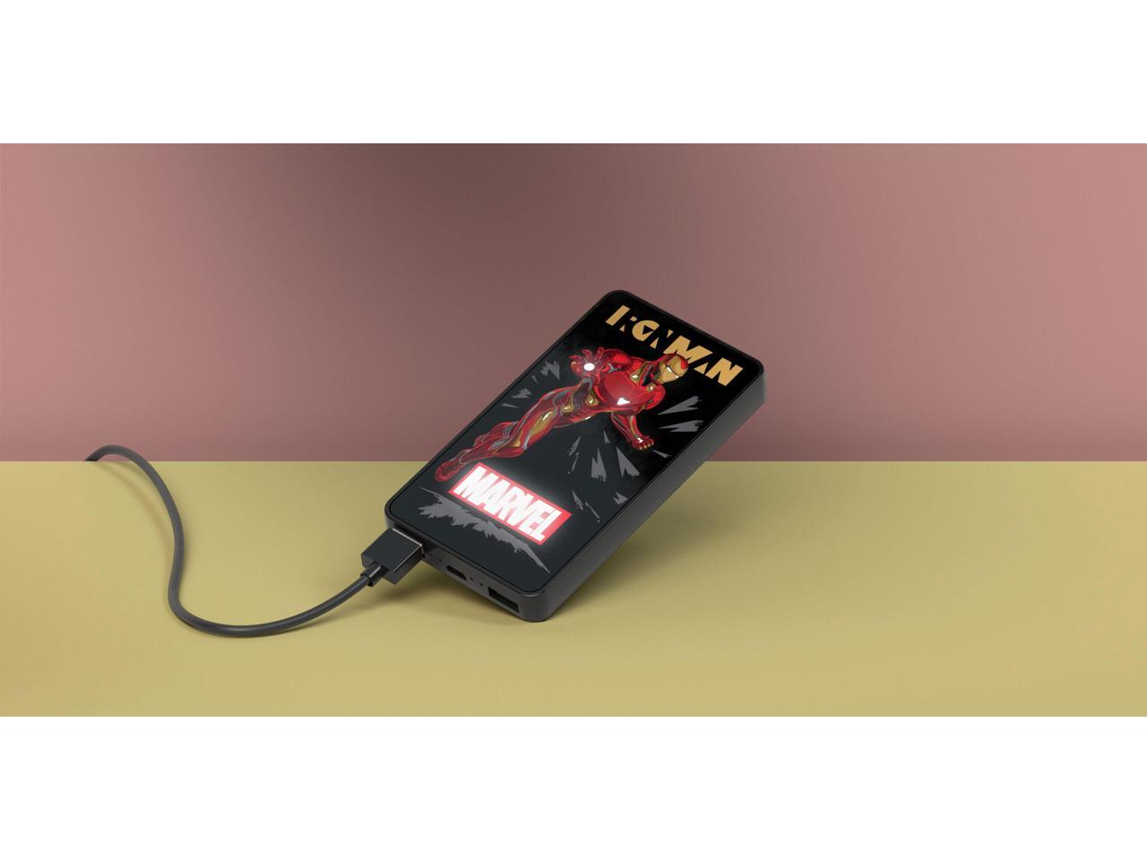 6000mAh Marvel Iron Man Lumina Power Bank