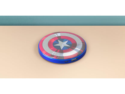 4000mAh Marvel Captain America Shield Power Bank