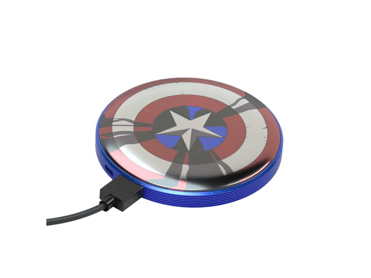 4000mAh Marvel Captain America Shield Power Bank
