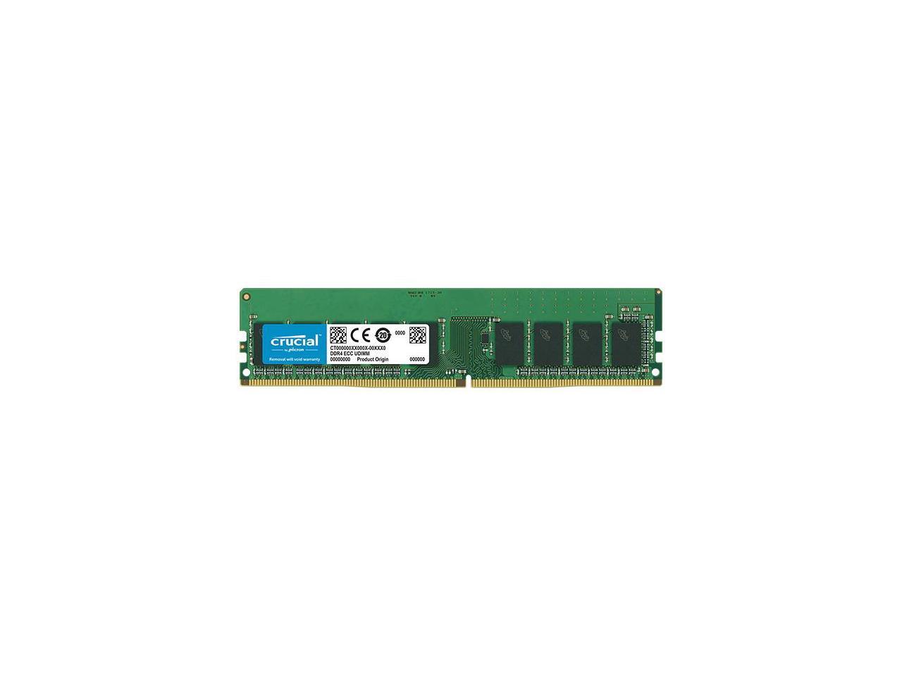 Crucial 16GB DDR4 SDRAM ECC Unbuffered DDR4 2666 (PC4 21300) Server Memory CT16G4WFD8266