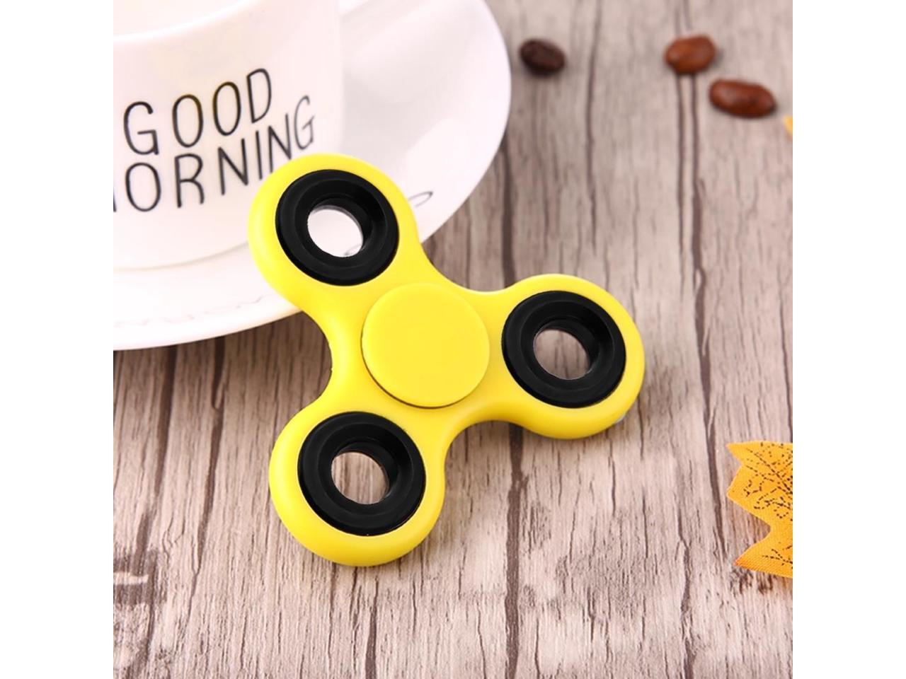EyezOff Yellow Fidget Spinner ABS Material 1.5-min Rotation Time