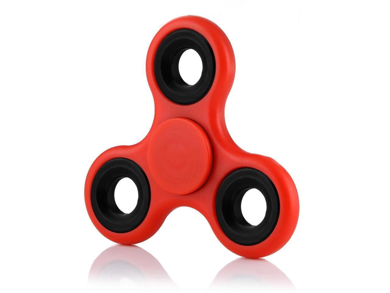 EyezOff Red Fidget Spinner ABS Material 1.5-min Rotation Time, Steel Beads Bearing