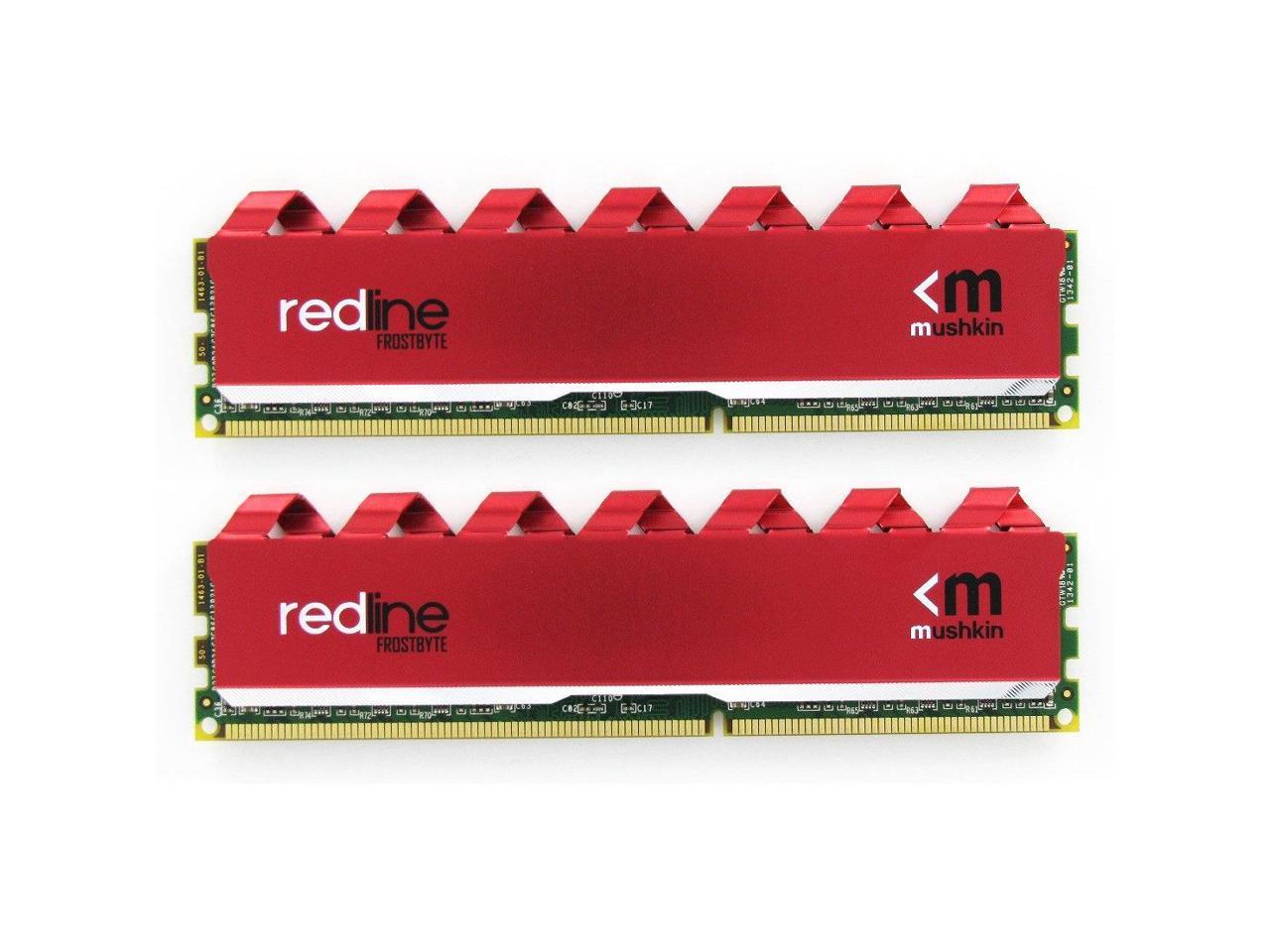 Mushkin Redline 32GB (2X16GB) DDR4 UDIMM PC4-25600 3200Mhz FrostByte-G3-R Heatsink Desktop memory model MRA4U320GJJM16GX2