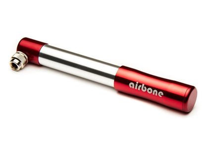 EyezOff Airbone EZ505 Red Aluminum Bicycle Pump 130PSI, Schrader/Presta Hand Pump