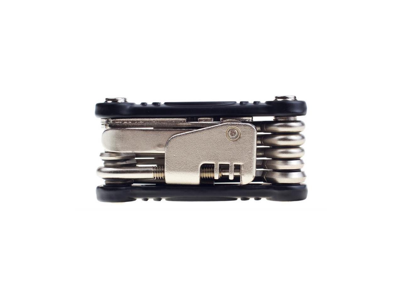 EyezOff 18-Function Folding Bicycle Multi Tool (Black/Silver)