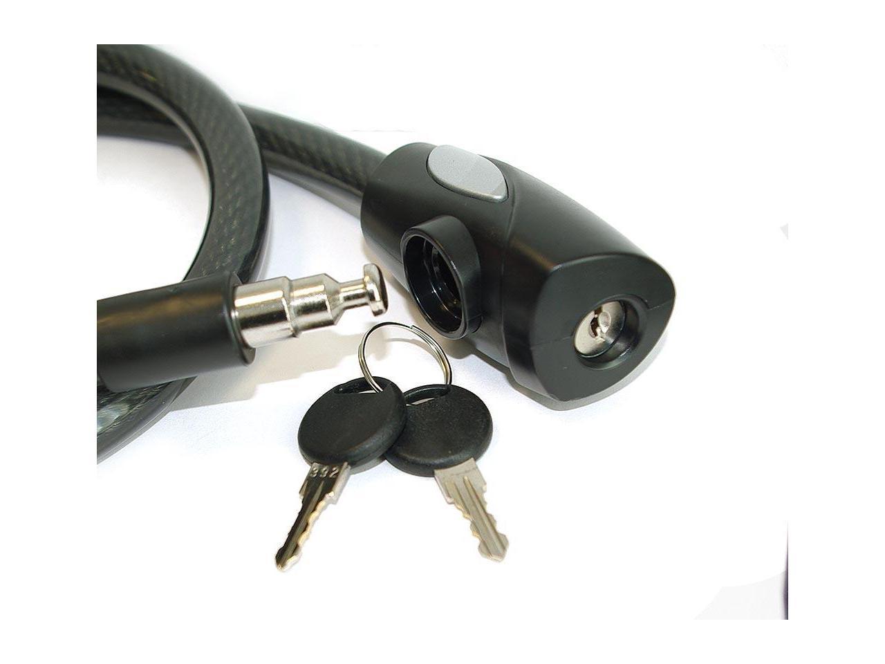 EyezOff WL856 Keyed Bicycle Lock - Super Secure 15mm thickness, 90cm length