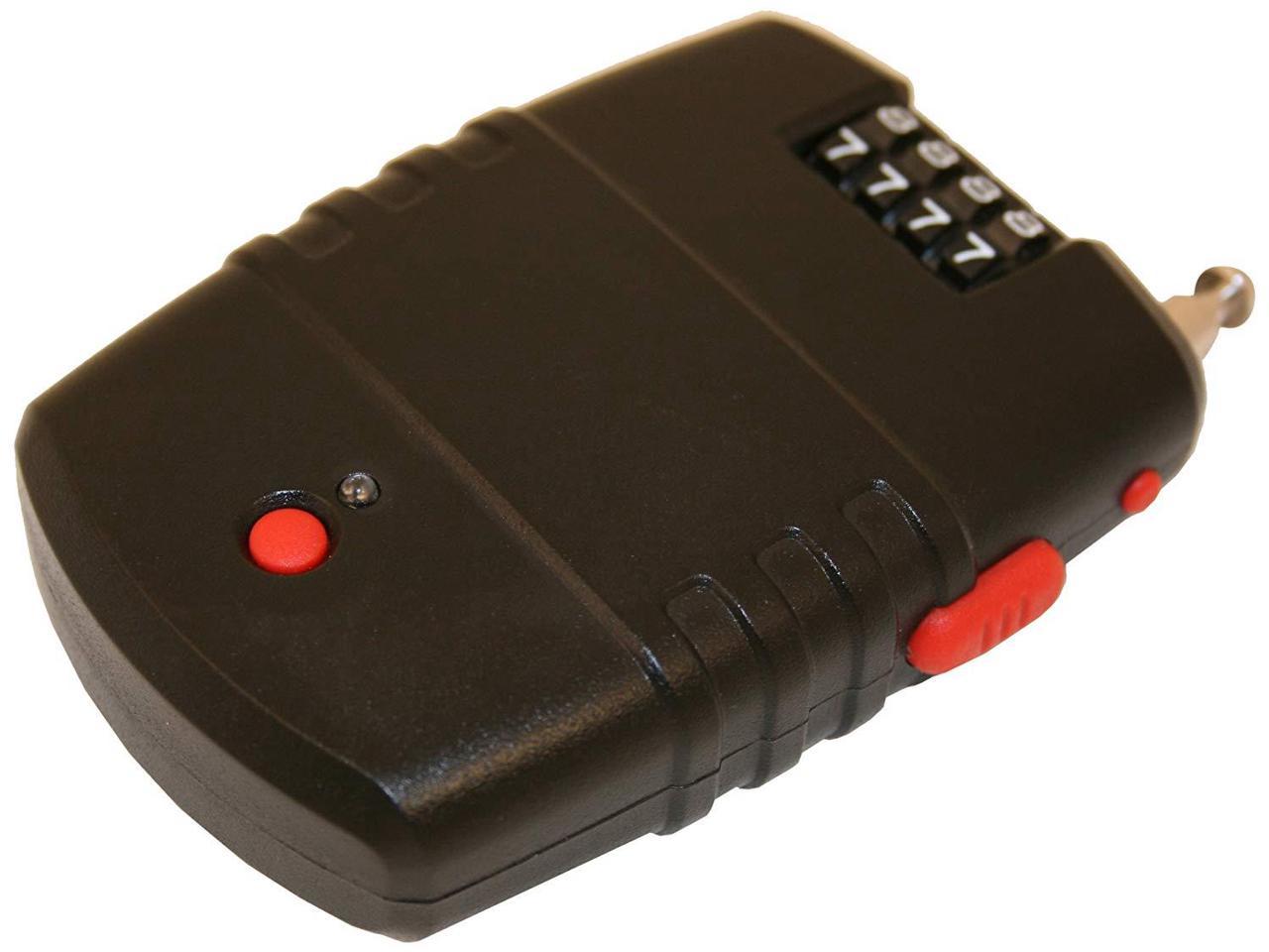 EyezOff Retractable Cable Lock, 4-Dial Lock, Motion Sensor Alarm (dia 2.0mm x 60cm) incl. batteries