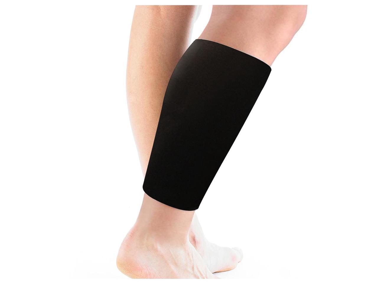 EyezOff Neoprene Calf/Shin Support, Size L, Black, Unisex