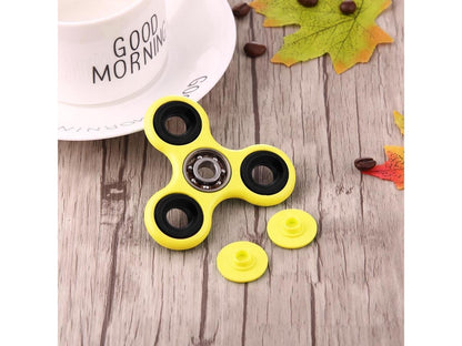 EyezOff Yellow Fidget Spinner ABS Material 1.5-min Rotation Time