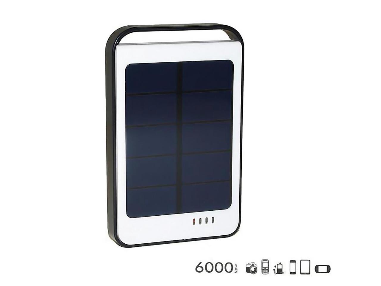 EyezOff EZ37H 6000mAh Solar Charger and Power Bank