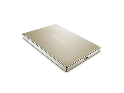 LaCie 2TB Porsche Design Mobile Drive USB 3.1 Model STFD2000403 Gold