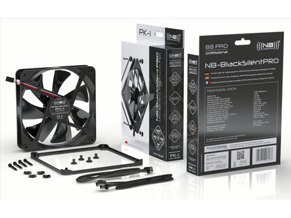 Noiseblocker NB-BlackSilentPro PK-3 140mm 1700rpm High Quality Axial Fan