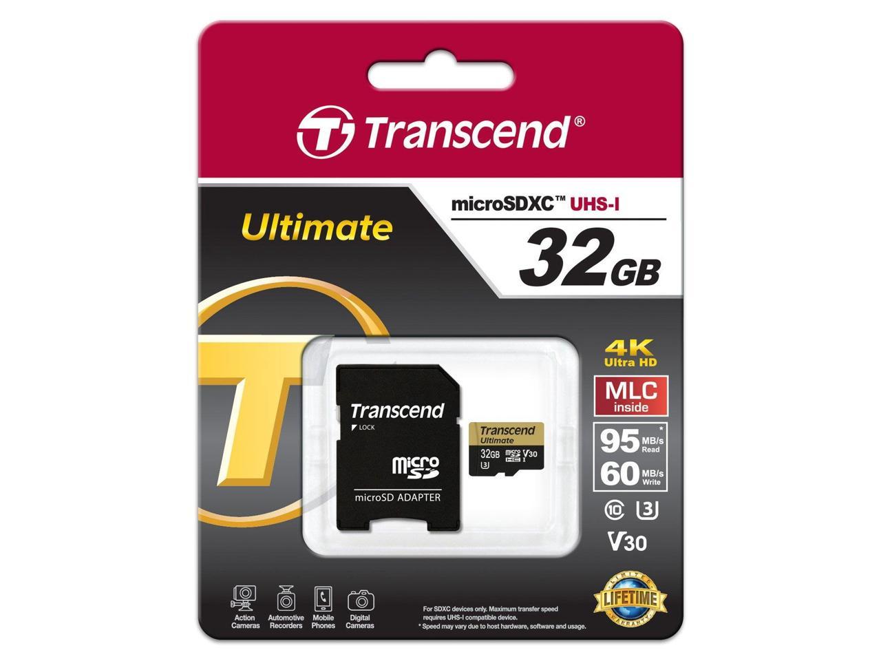 Transcend Ultimate 32 GB microSDHC