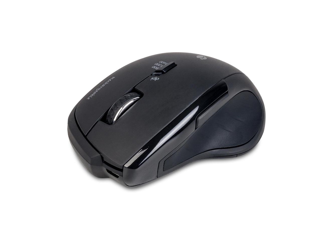 NGS Spy-RB Wireless & Rechargeable Mouse - Black