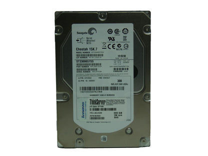 Seagate Cheetah 15K.7 ST3300657SS 300GB 15000 RPM 16MB Cache SAS 6Gb/s 3.5" Internal Hard Drive by Lenovo (Bare Drive, Lenovo P/N: 67Y1481 | Lenovo FRU: 46U3439 | Seagate P/N: ST3300657SS)