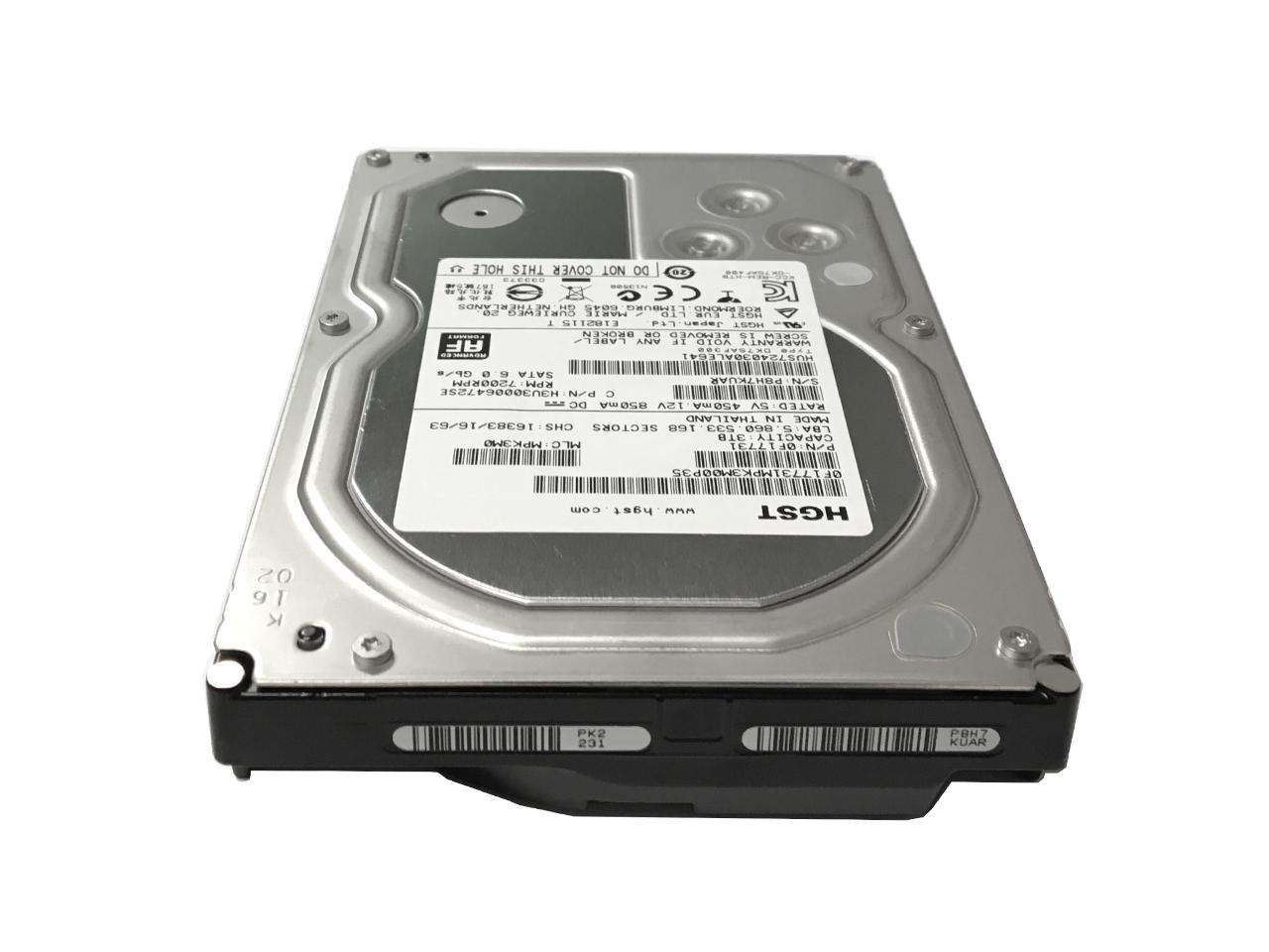 HGST Ultrastar 7K4000 HUS724030ALE641 (0F17731) 3TB 64MB Cache 7200 RPM SATA III 6.0Gb/s 3.5" Enterprise Internal Hard Drive
