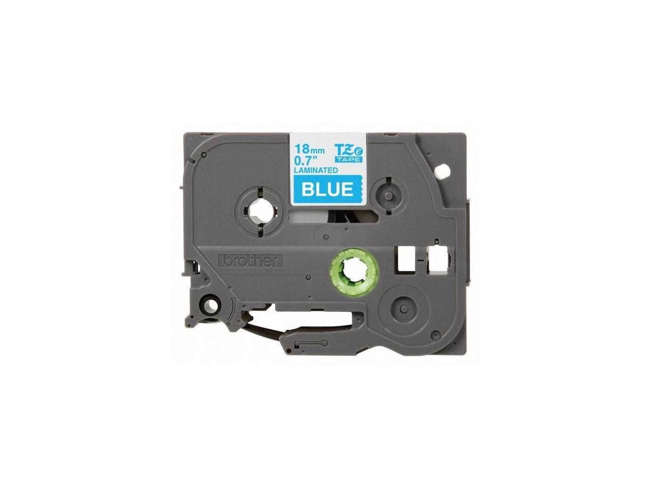 Brother P-Touch TZE-545 TZ Standard Adhesive Laminated Labeling Tape, 3/4w, White on Blue