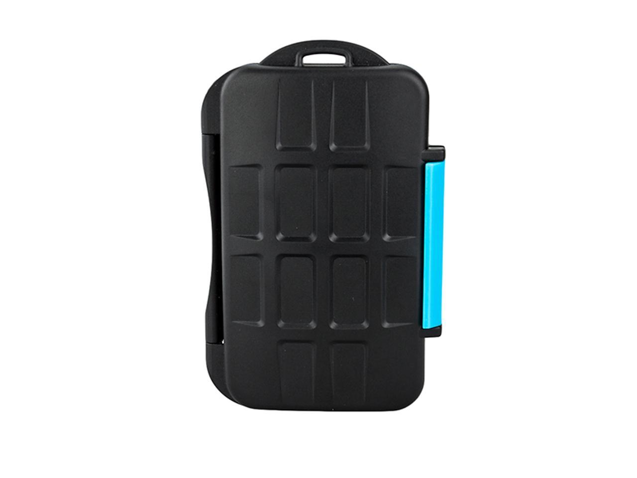 JJC MC-2 Waterproof Holder Storage Memory Card Case For 4PCS CompactFlash(CF) 8PCS SecureDigital(SD)