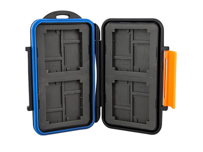JJC MC-4 Waterproof Holder Storage Memory Card Case For 4PCS CompactFlash(CF) 8PCS Micro SD 8PCS XDPictureCard(XD)