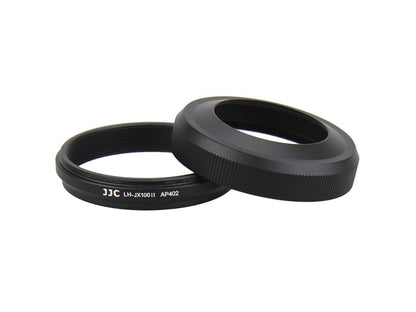 JJC LH-JX100II BLACK Upgrade Lens Hood Shade Adapter Ring for Fujifilm FinePix X100 X100S Replaces AR-X100 Black