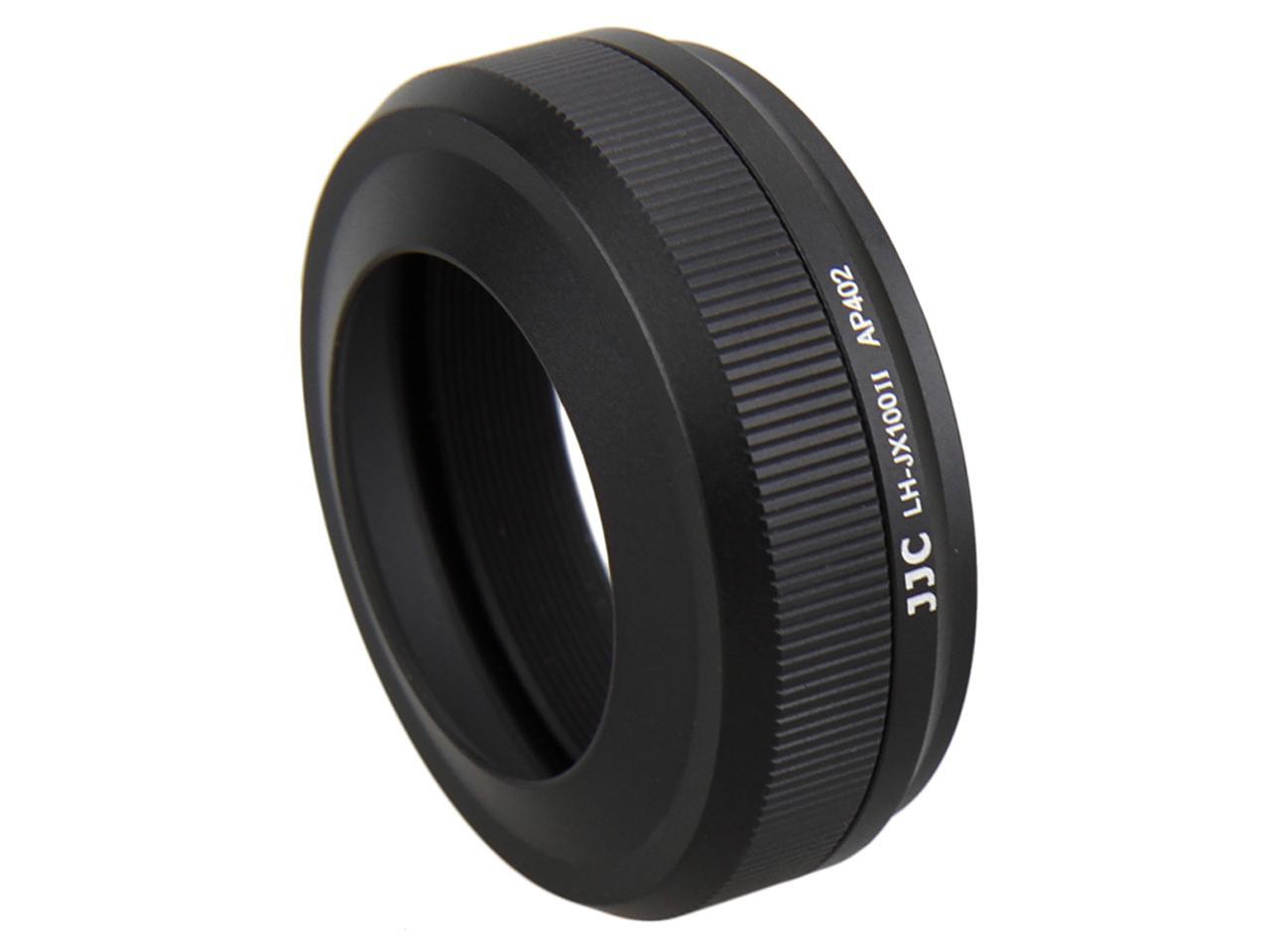 JJC LH-JX100II BLACK Upgrade Lens Hood Shade Adapter Ring for Fujifilm FinePix X100 X100S Replaces AR-X100 Black