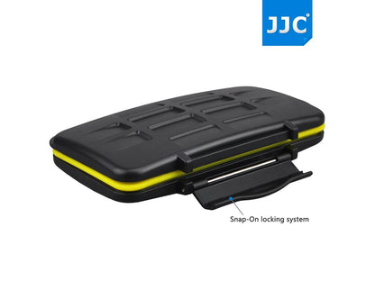 JJC MC-CF4 Water-resistant Holder Storage CF CompactFlash Memory Card Case For 4 PCS CompactFlash (CF)