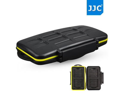 JJC MC-CF4 Water-resistant Holder Storage CF CompactFlash Memory Card Case For 4 PCS CompactFlash (CF)