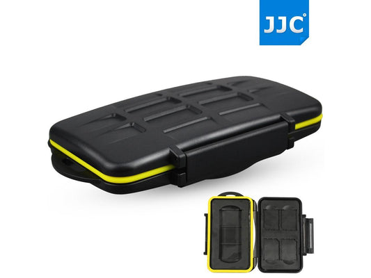 JJC MC-SD/SXS5 Water-resistant Holder Storage SD SXS Memory Card Case For 4PCS SecureDigital(SD) 1PCS SXS card