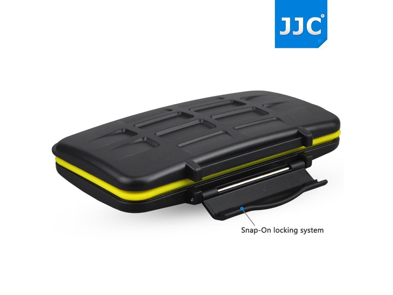 JJC Water-resistant Shockproof SD Card Holder Storage Camera Memory Card Bag Case Protector Cover For 12 SD+12 Micro SD Cards