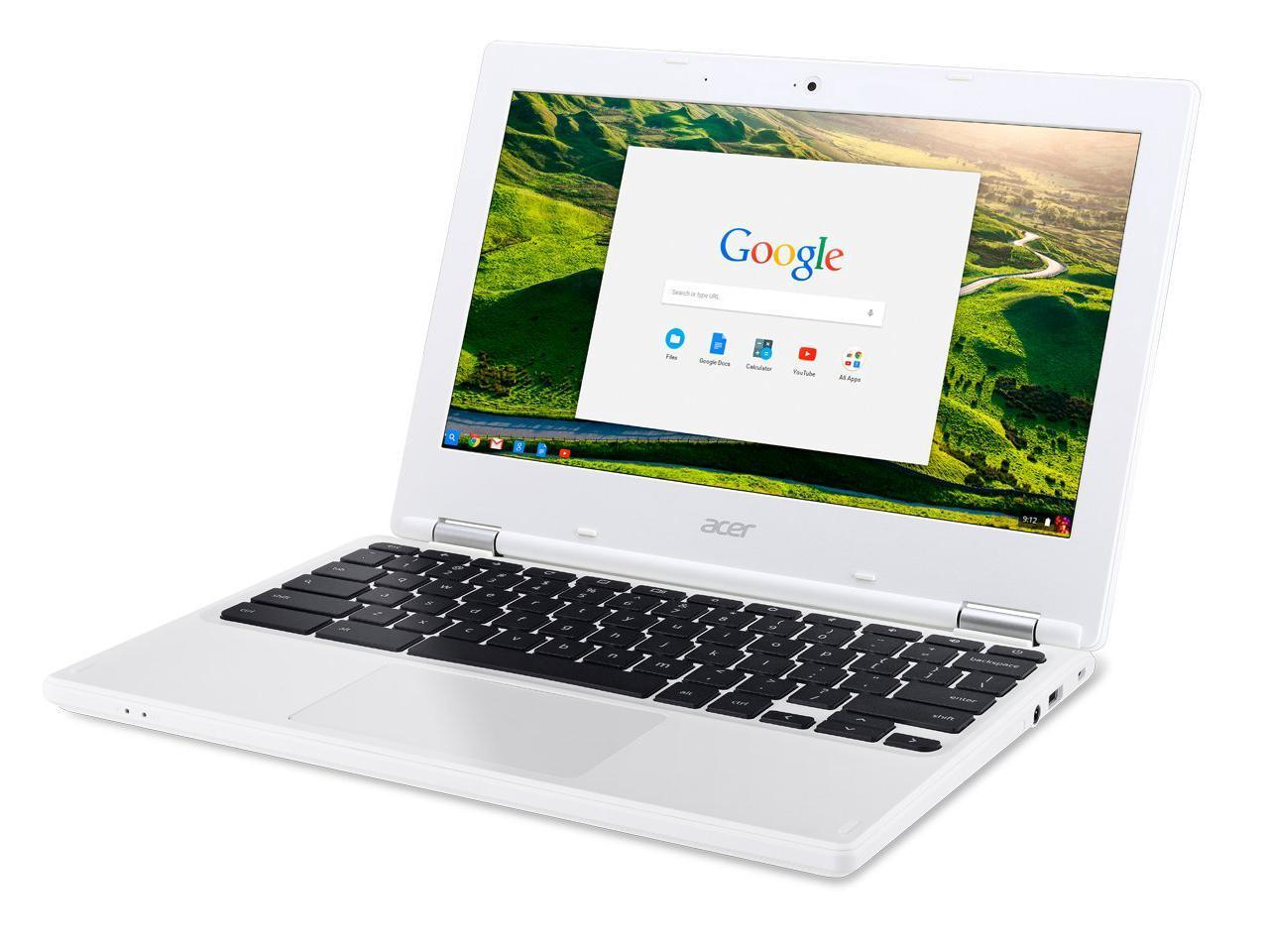 ACER Chromebook 11.6" 16GB 4GB RAM 2.20GHz Intel Celeron N2840 - White CB3-131-C8GZ (NX.G85AA.009)