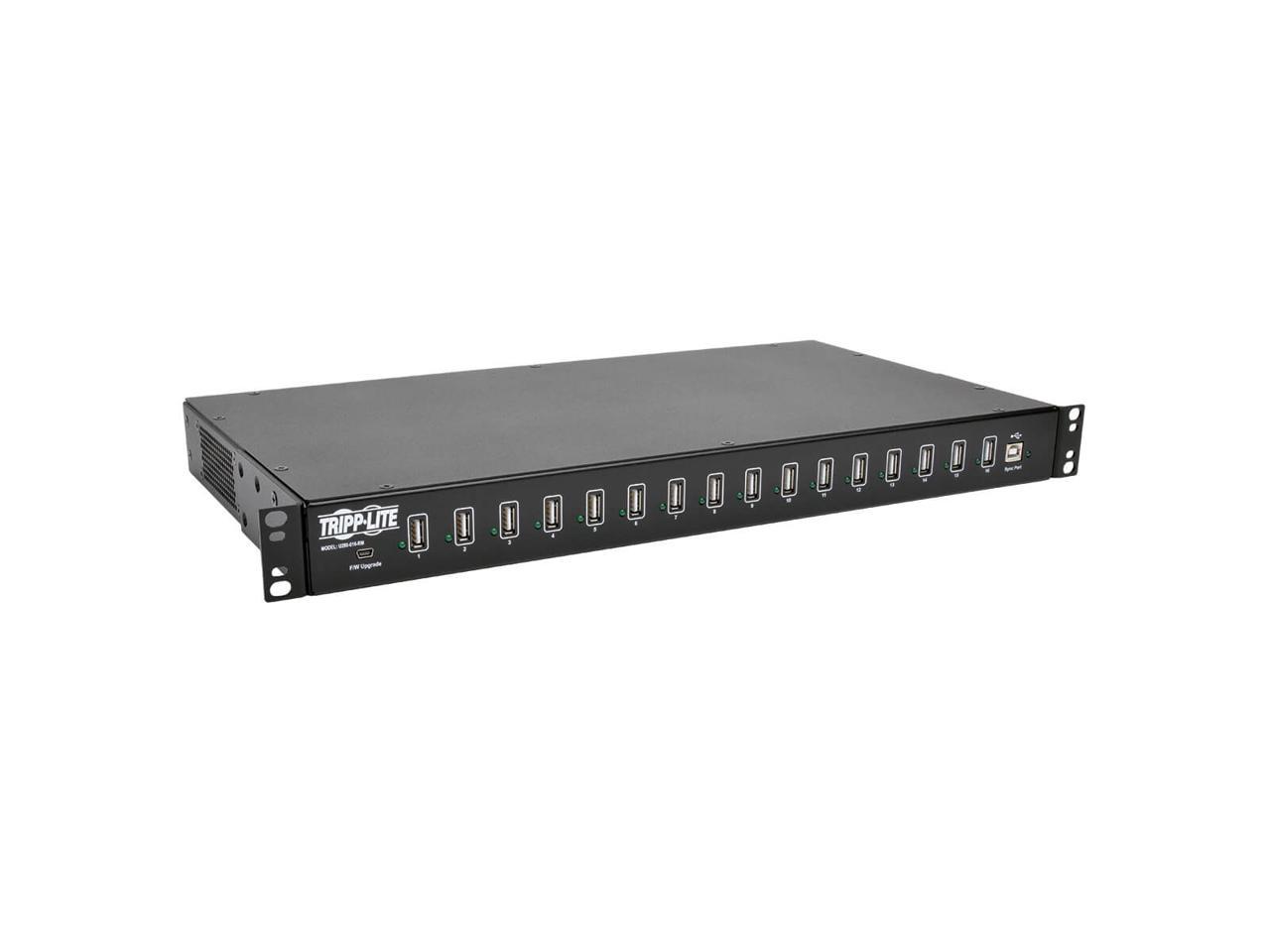 Tripp Lite 16-Port USB Charging Station with Syncing Function - 5V 40A / 200W USB Charger Output (U280-016-RM)
