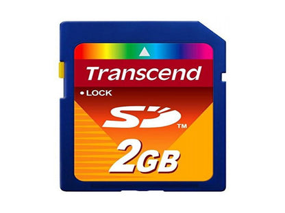 Transcend 2 GB SD Flash Memory Card (TS2GSDC)