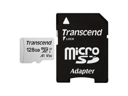 Transcend 300s 128GB Class 10/UHS-I U3 microSDXC with Adapter TS128GUSD300SA