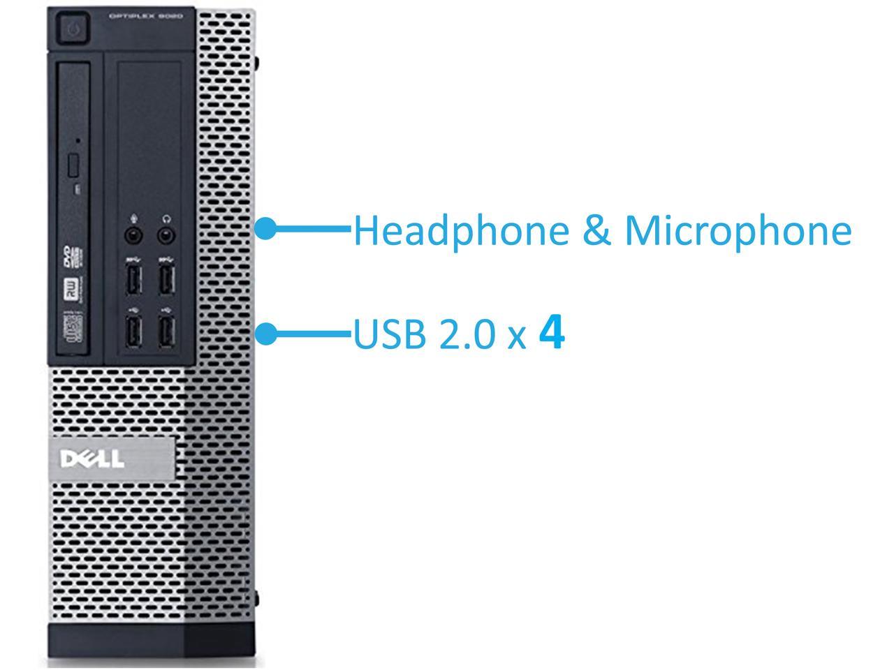 Dell Optiplex i7 990 SFF Desktop, Intel Quad-Core upto 3.8GHz, 16GB DDR3, 1TB HDD,1GB Video Card 2-Monitor Support(1x DP 1x HDMI, 1x DVI) WIFI, BT 4.0, USB 3.0, DVD-RW, Windows 10 Pro