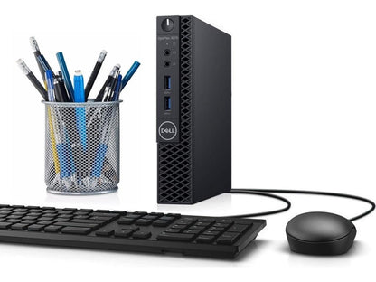 Dell OptiPlex 7070 Micro Desktop Computer - Core i7-8700 - 3.2GHz to 4.6GHz 32 GB RAM, 2TB M.2 NVME SSD, AC Wi-Fi, Bluetooth 5.0, DisplayPort, VGA, HDMI - Windows 10 Pro
