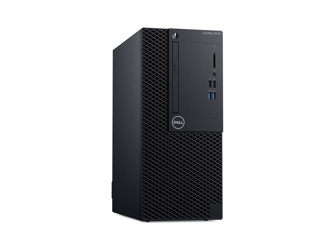 Dell Optiplex 3070 Mini-Tower Computer, Intel Core i5-9500 Upto 4.40 GHz, 32GB RAM, 256GB M.2 NVMe SSD, Wi-Fi, Bluetooth, DisplayPort, HDMI, DVD-RW - Windows 10 Pro