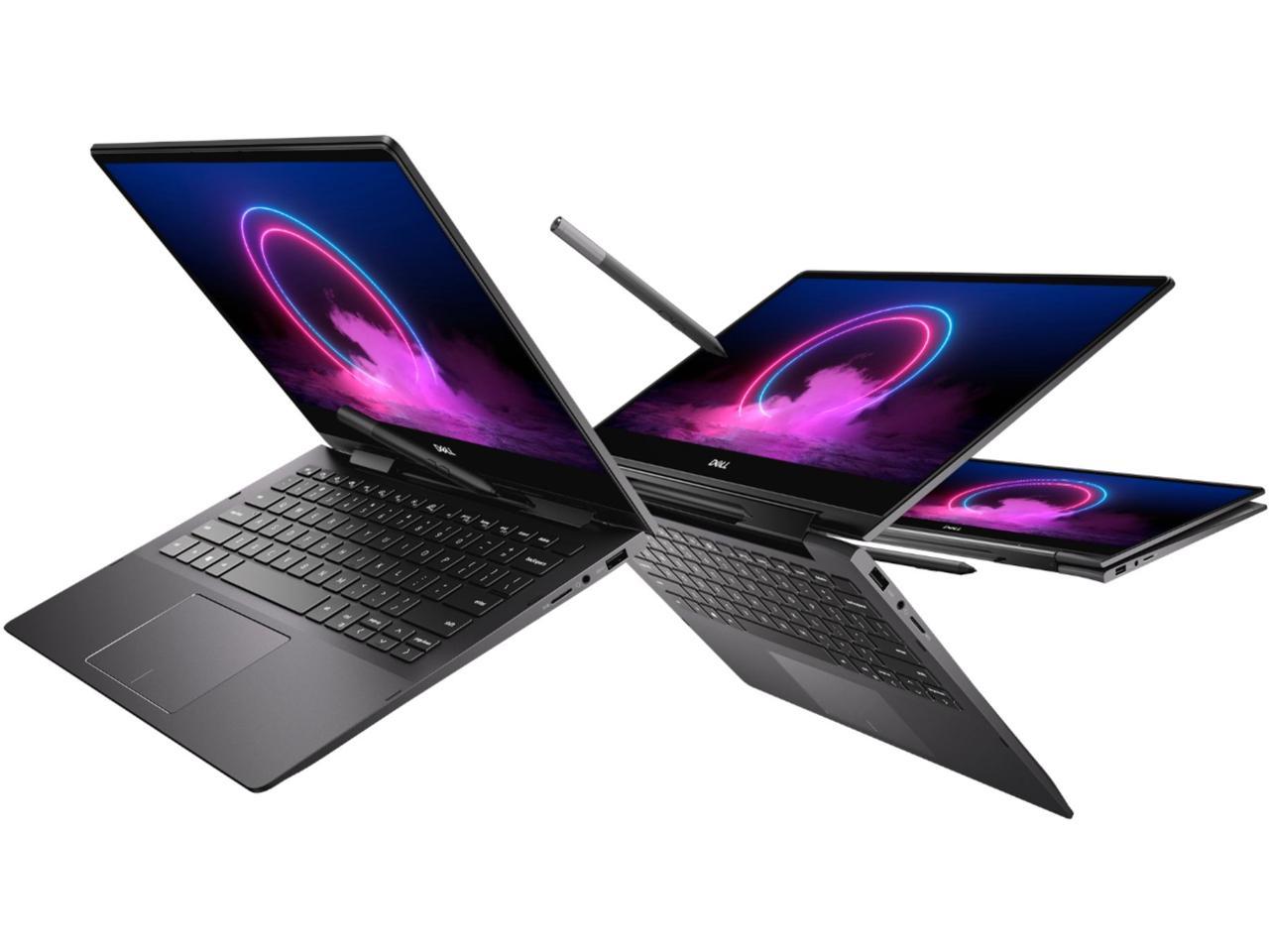 Dell Inspiron 13.3" 7000 2-in-1 4K Ultra HD Touch-Screen Laptop, Intel i7-10510U, 720p HD Webcam, 16GB Ram 512GB NVMe SSD, HDMI, AC Wi-Fi, Bluetooth, Fingerprint Reader - Windows 10 Pro