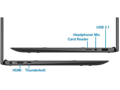 Dell Inspiron 13.3" 7000 2-in-1 4K Ultra HD Touch-Screen Laptop, Intel i7-10510U, 720p HD Webcam, 16GB Ram 512GB NVMe SSD, HDMI, AC Wi-Fi, Bluetooth, Fingerprint Reader - Windows 10 Pro