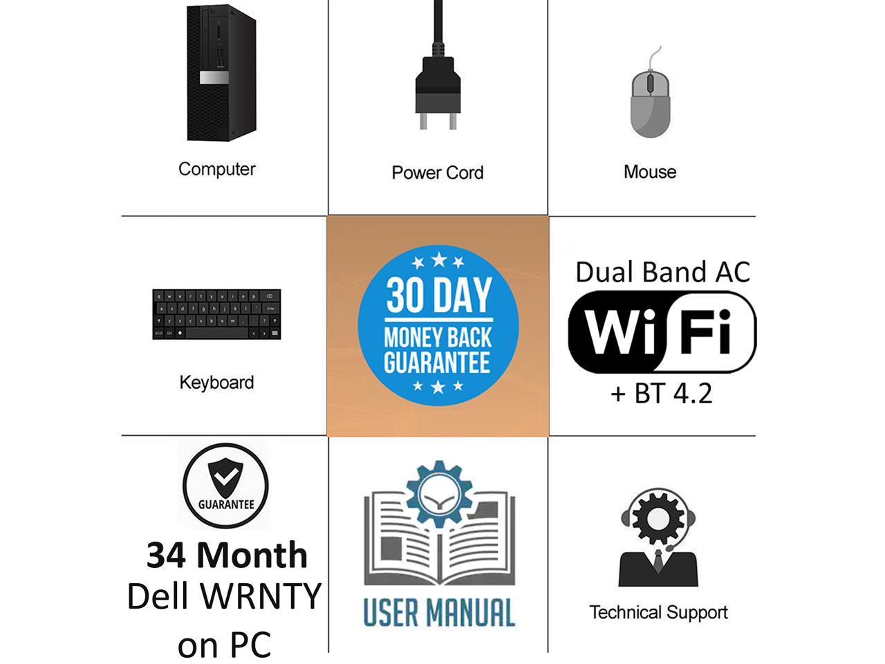 Dell 5070 USFF, Quad Core Pentium Silver upto 2.80GHz, 16GB DDR4, 1TB M.2 SSD, USB 3.1, WiFi, Bluetooth, 4K UHD 3-Monitor Support, Display Port, HDMI, Windows 10 Pro