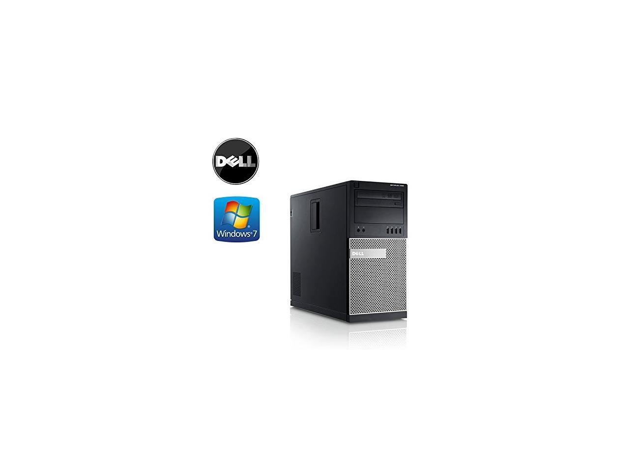 Dell Optiplex 980 Tower Computer Intel Core i5 3.1 GHz CPU 8GB DDR2 Memory New 1TB Hard Drive WiFi DVD/CD-RW Optical Drive Windows 7 Pro 64-Bit Operating System