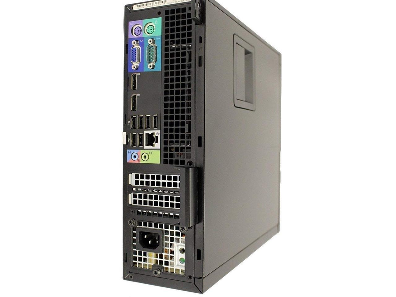 Dell Optiplex i7 9010 SFF Desktop, Intel Quad-Core upto 3.9GHz, 16GB DDR3, 256GB SSD, Intel HD Graphics 4K 3-Monitor Support(2x DP 1 x VGA) WIFI, BT 4.0, USB 3.0, DVD-RW, Windows 10 Pro