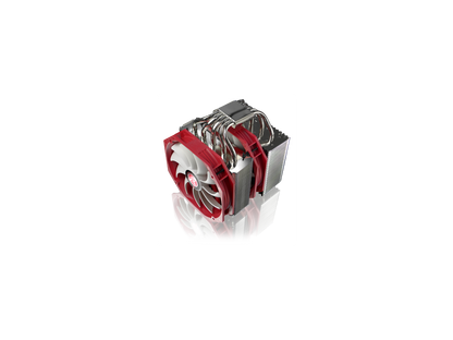 RAIJINTEK TISIS, Dual-Tower CPU Cooler, 5pcs 8mm Heat-Pipe, 2*14025mm PWM Fans, Option to Install 3 fans, Fully Nickel Plating, Copper Base, Multiple Mouting Kit for Intel & AMD, User friendly design