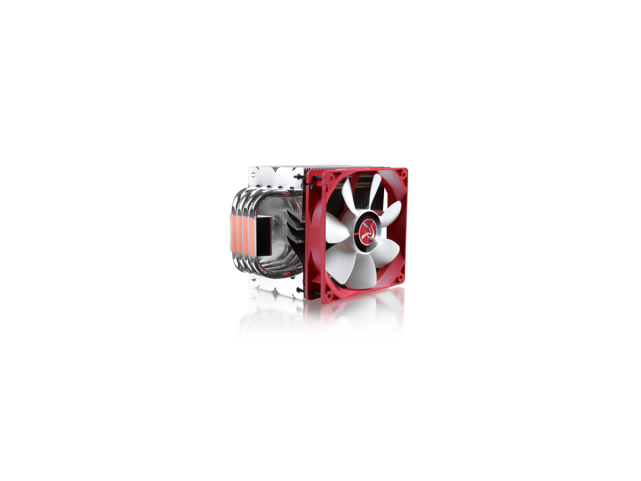 RAIJINTEK THEMIS EVO, 4pcs 8mm Heat-Pipe, 12025 PWM Fan, Fully Nickel Plating, Option to Install Dual Fans, Multiple Mounting Kits for Intel & AMD - Silver