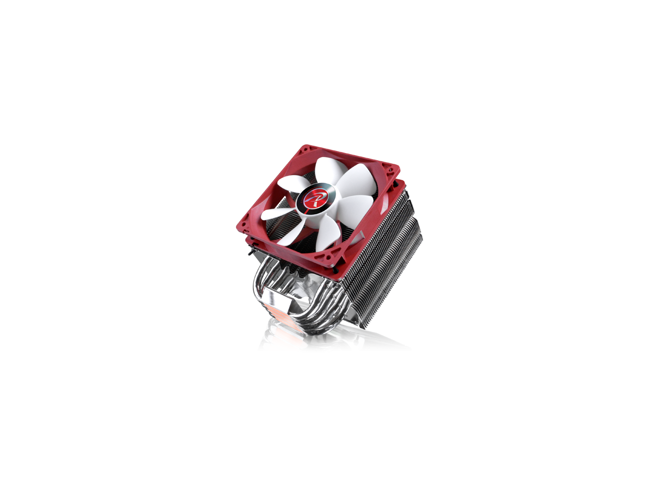RAIJINTEK THEMIS EVO, 4pcs 8mm Heat-Pipe, 12025 PWM Fan, Fully Nickel Plating, Option to Install Dual Fans, Multiple Mounting Kits for Intel & AMD - Silver