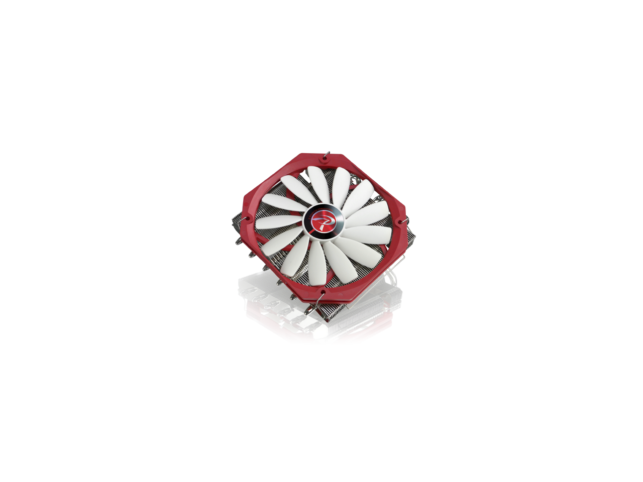 RAIJINTEK PALLAS, High-End Low Profile CPU Cooler, 6pcs 6mm Heat-Pipe, Slim 14013 PWM Fan, Fully Nickel Plating, Copper Base, Total 68mm Heigth Including Fan, Supports Intel & AMD Modern CPU Sockets