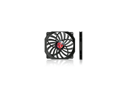 RAIJINTEK Aeolus ß-BB, 120mm x 13mm, 4pin PWM function, PC Case Fan, Cooling System Fan