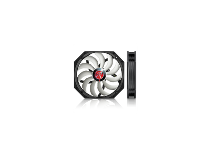 RAIJINTEK Boreas a-BW PC Case Fan/Cooling System Fan - 140mm x 25mm, 4Pin PWM Function